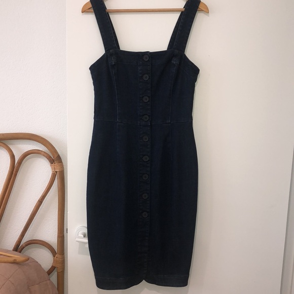 Country Road denim button front dress - Picture 6 of 11